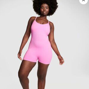 NEW Victorias Secret PINK Soft Seamless Shorts Workout Onesie XXL NEW